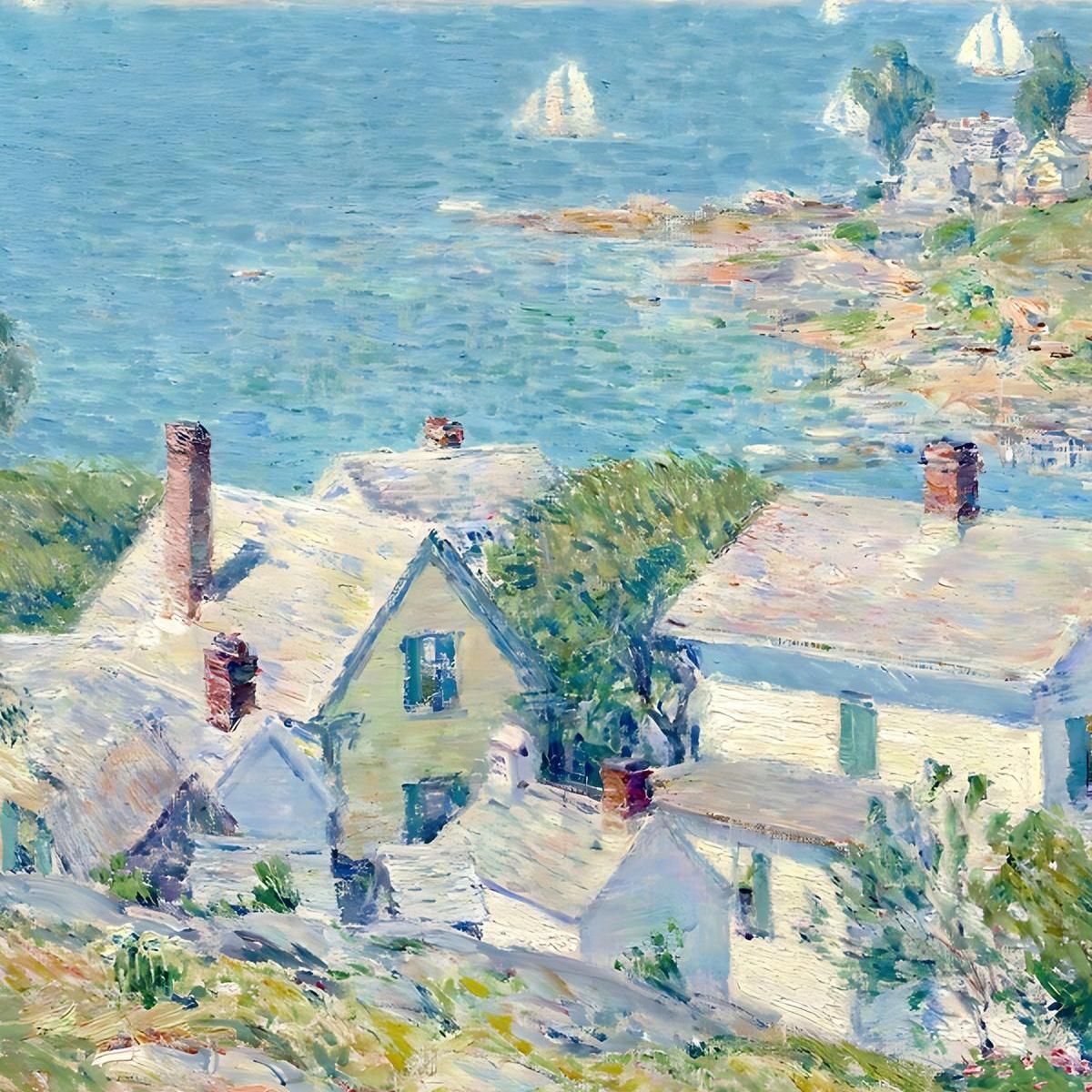 New England Headlands Frederick Childe Hassam fch9 canvas print