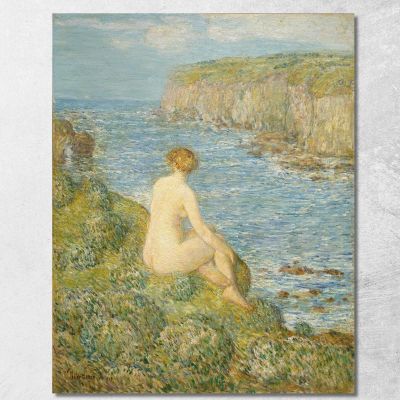 Nymph And Sea Frederick Childe Hassam fch11 canvas print 