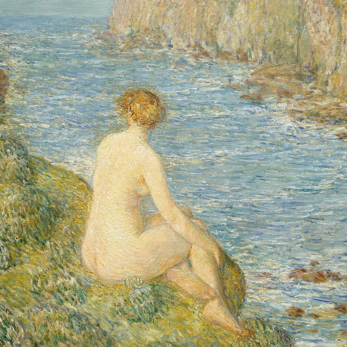 Nymph And Sea Frederick Childe Hassam fch11 canvas print