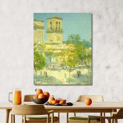 Street Of The Great Captain Córdoba Frederick Childe Hassam fch17 canvas print 