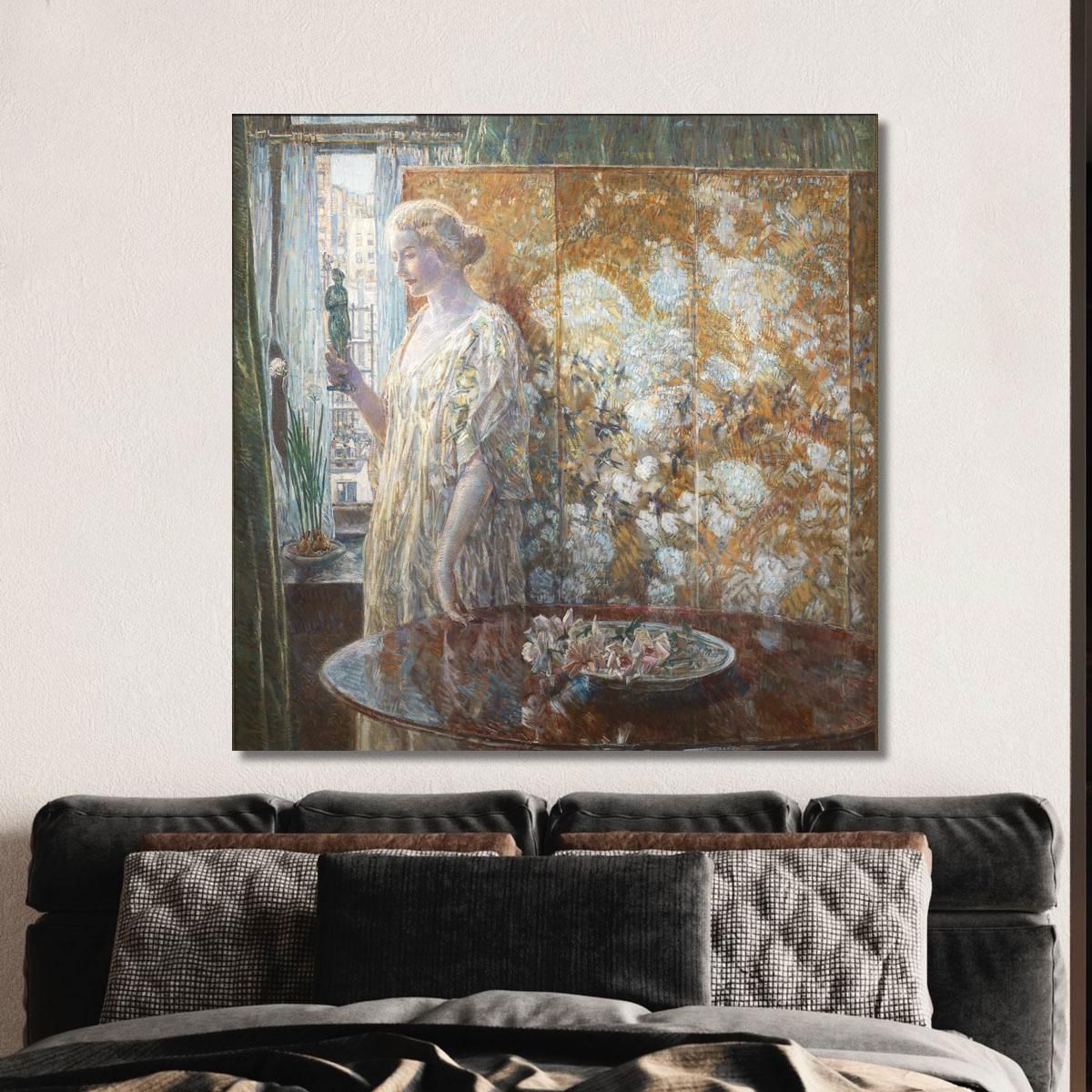 Tanagra The Builders New York Frederick Childe Hassam fch18 canvas print 