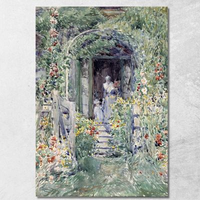 The Garden In Its Glory Frederick Childe Hassam fch20 canvas print 