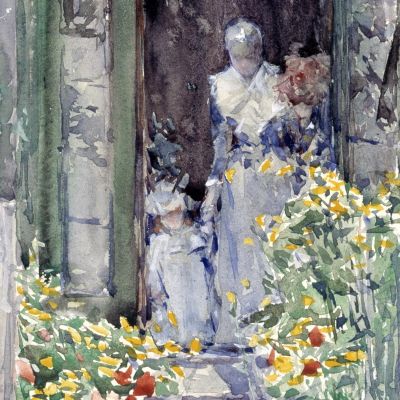 The Garden In Its Glory Frederick Childe Hassam fch20 canvas print