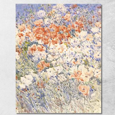 The Island Garden Frederick Childe Hassam fch21 canvas print 