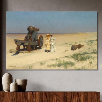 A Beach Stroll Frederik Hendrik Kaemmerer fhk1 canvas print 