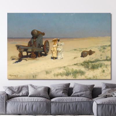 A Beach Stroll Frederik Hendrik Kaemmerer fhk1 canvas print 
