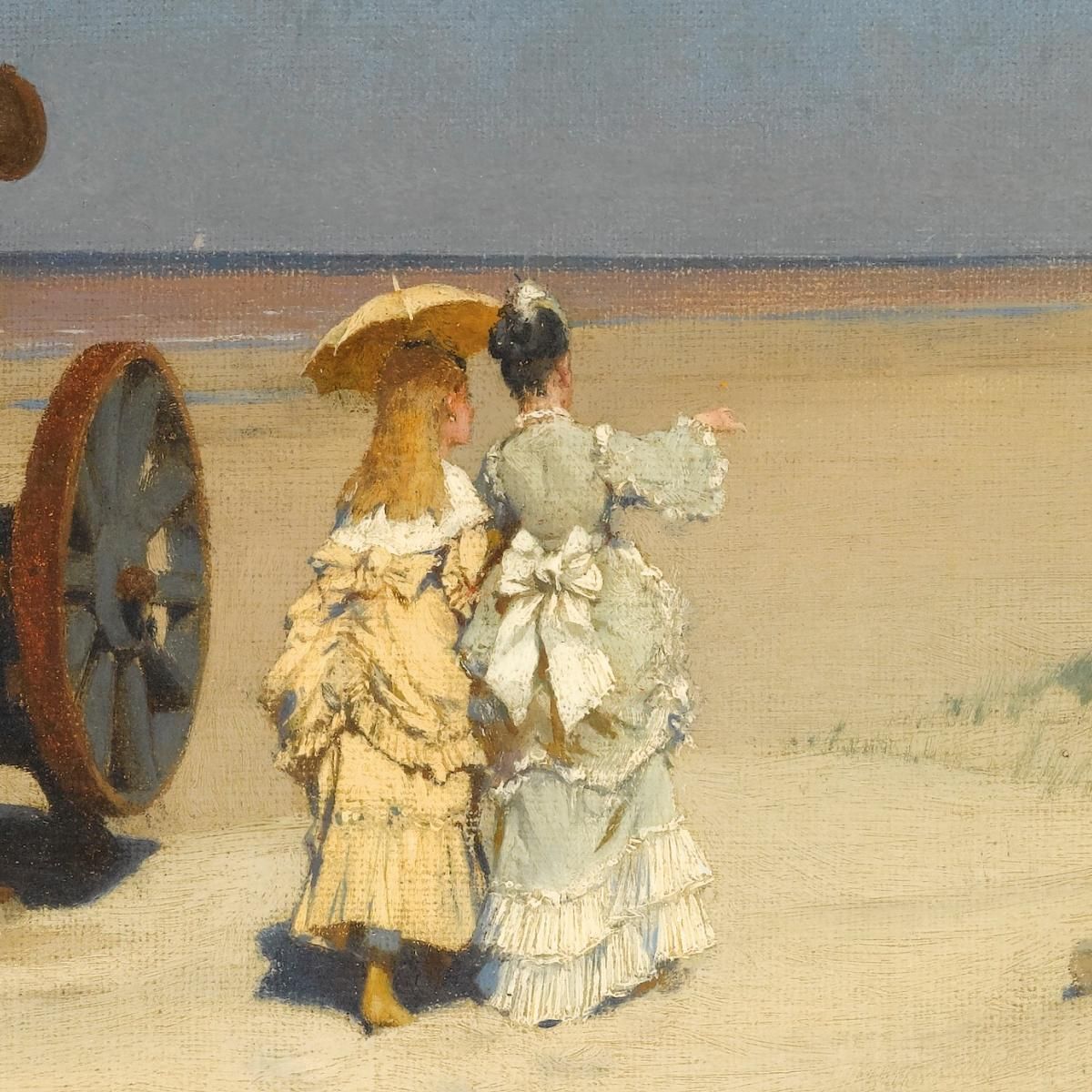 A Beach Stroll Frederik Hendrik Kaemmerer fhk1 canvas print