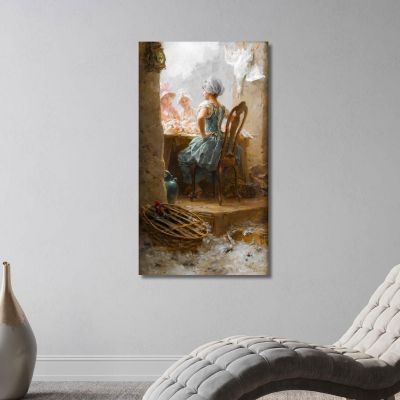 At The Market Frederik Hendrik Kaemmerer fhk5 canvas print 