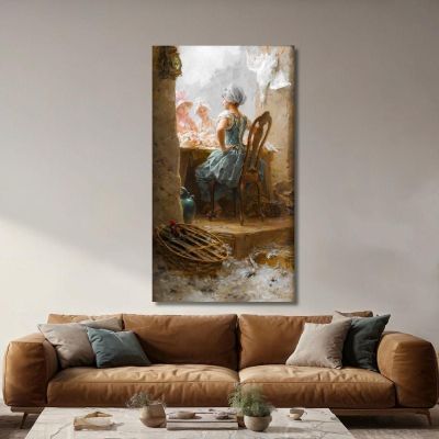 At The Market Frederik Hendrik Kaemmerer fhk5 canvas print 