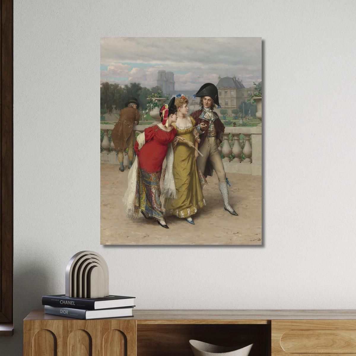 The Promenade Frederik Hendrik Kaemmerer fhk19 canvas print 