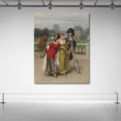 The Promenade Frederik Hendrik Kaemmerer fhk19 canvas print 