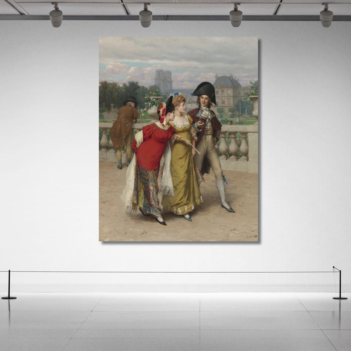 The Promenade Frederik Hendrik Kaemmerer fhk19 canvas print 