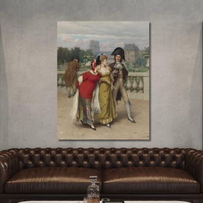 The Promenade Frederik Hendrik Kaemmerer fhk19 canvas print 