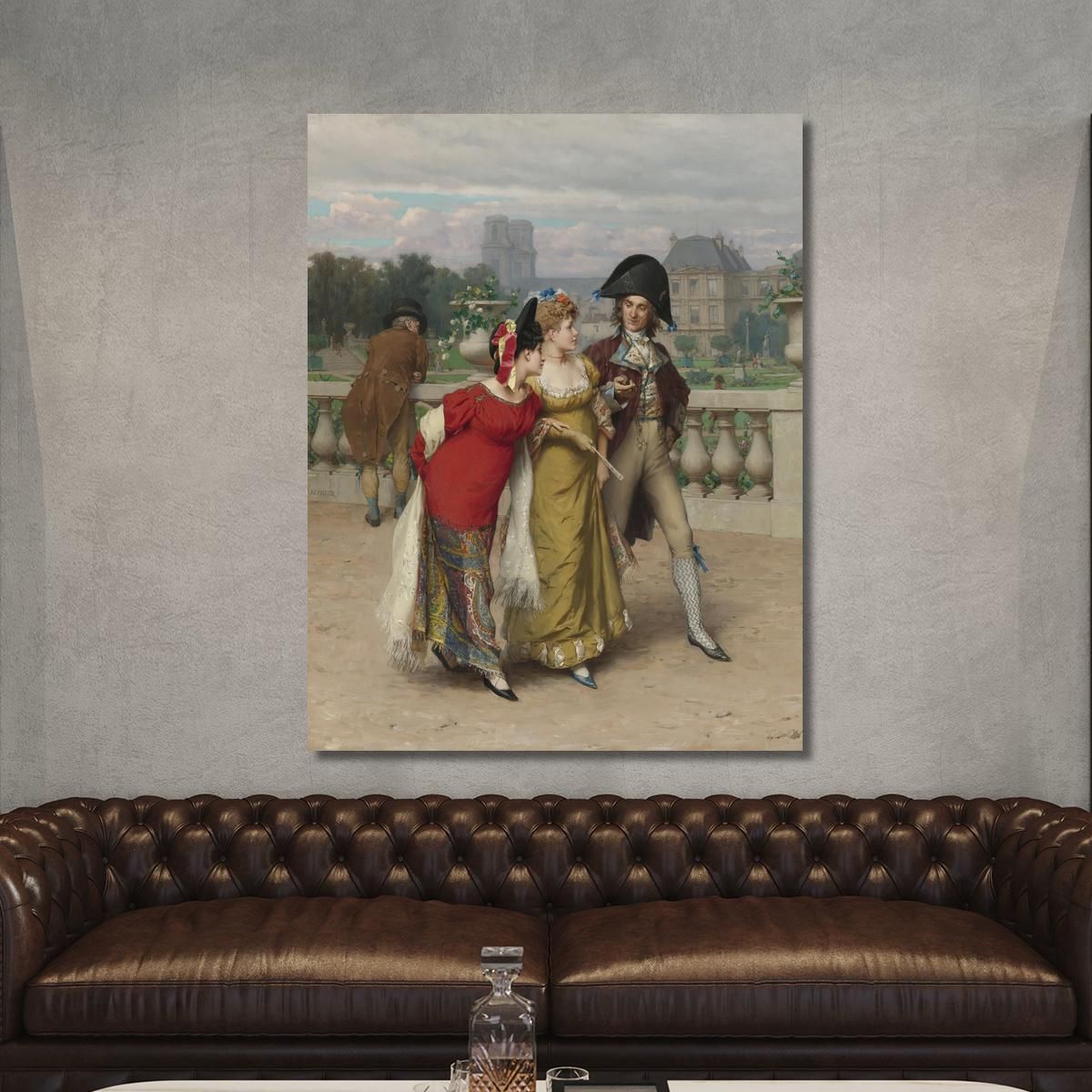 The Promenade Frederik Hendrik Kaemmerer fhk19 canvas print 