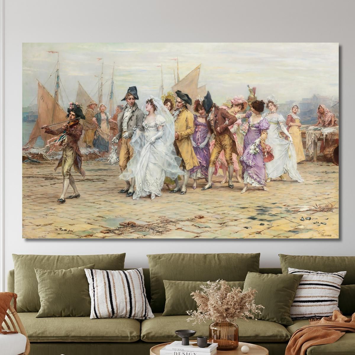 The Wedding Procession Frederik Hendrik Kaemmerer fhk21 canvas print 