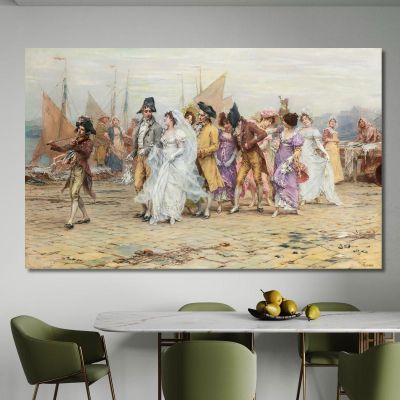 The Wedding Procession Frederik Hendrik Kaemmerer fhk21 canvas print 