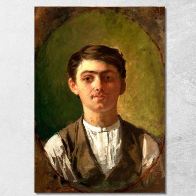 Self Portrait G. Pellizza da Volpedo gpv1 canvas print 