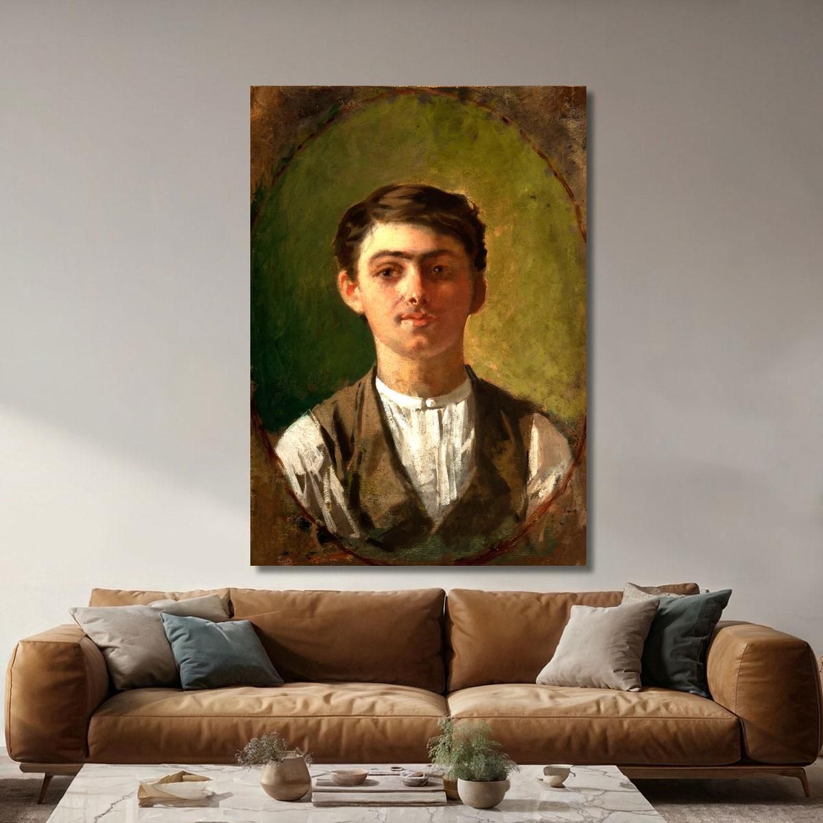 Self Portrait G. Pellizza da Volpedo gpv1 canvas print 