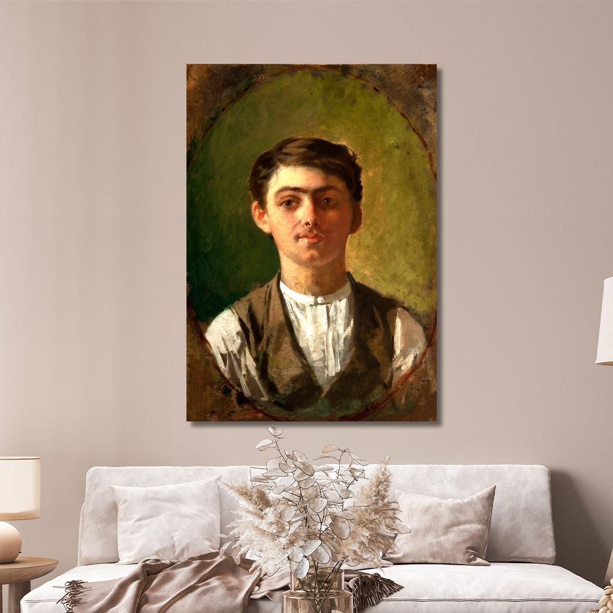 Self Portrait G. Pellizza da Volpedo gpv1 canvas print 