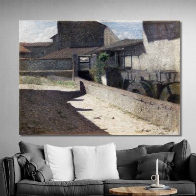 Old Windmill In Volpedo G. Pellizza da Volpedo gpv10 canvas print 