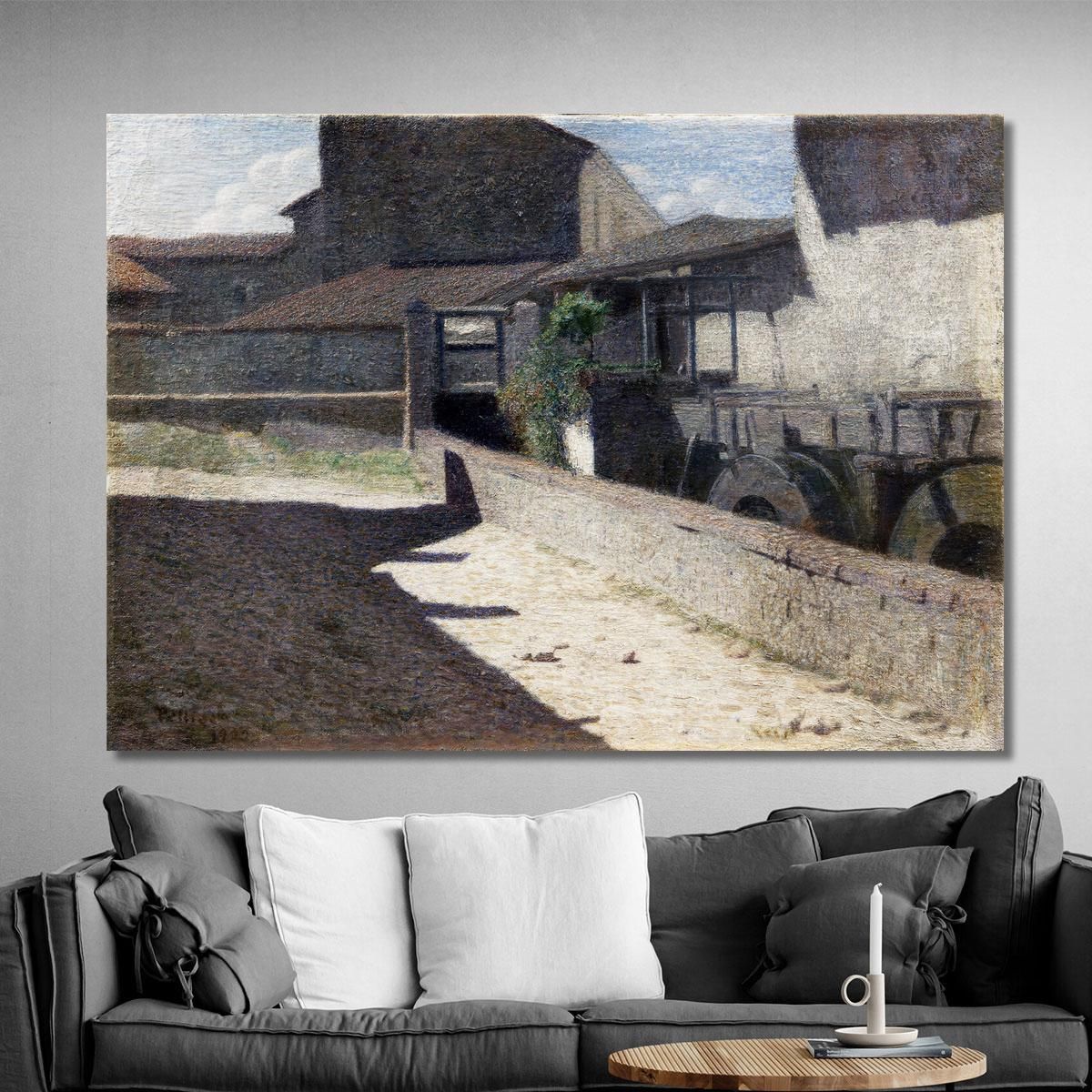 Old Windmill In Volpedo G. Pellizza da Volpedo gpv10 canvas print 