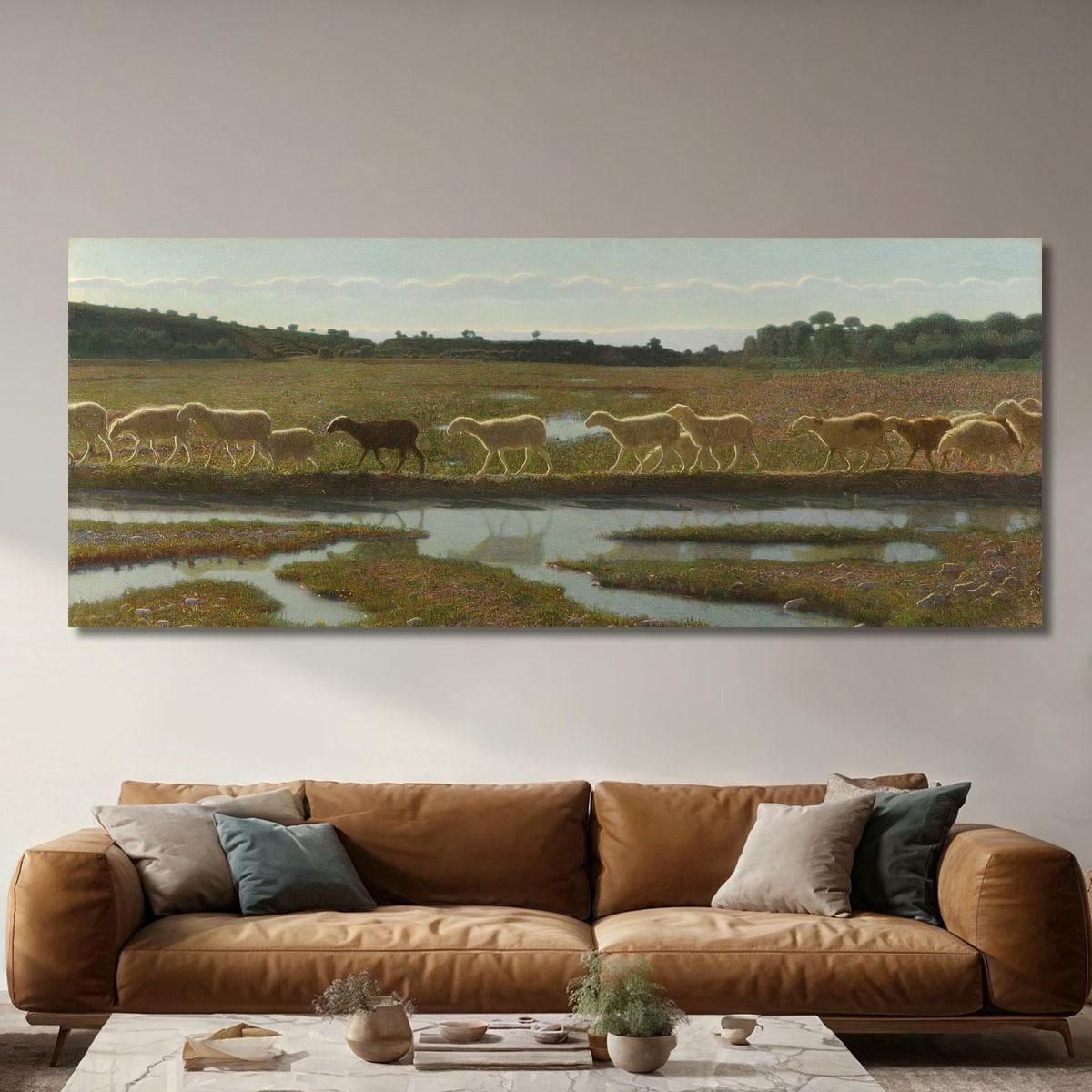 The Mirror Of Life G. Pellizza da Volpedo gpv11 canvas print 
