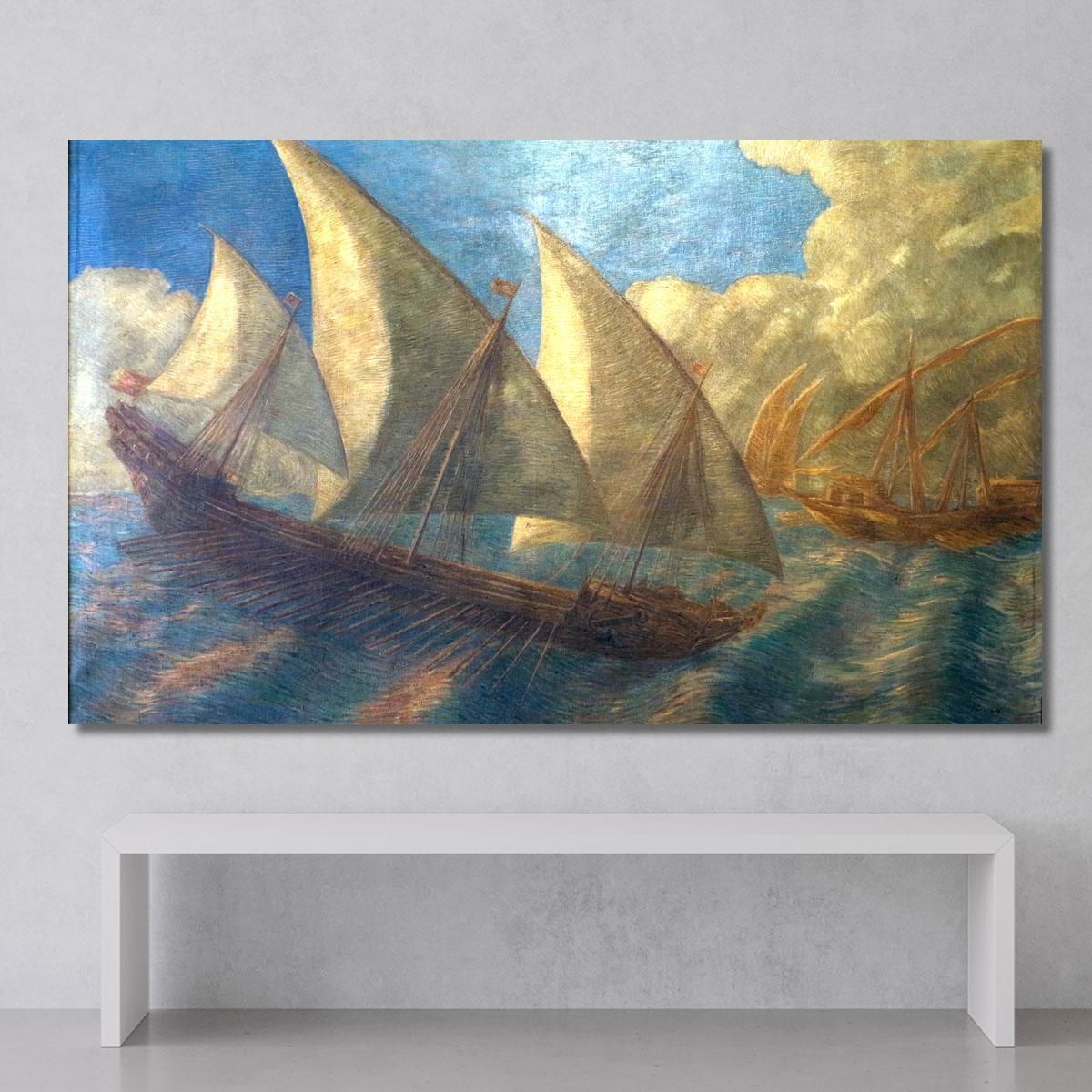 Pisan Caravelle Gaetano Previati gpr1 canvas print 