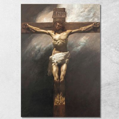 Christ Crucified Gaetano Previati gpr9 canvas print 