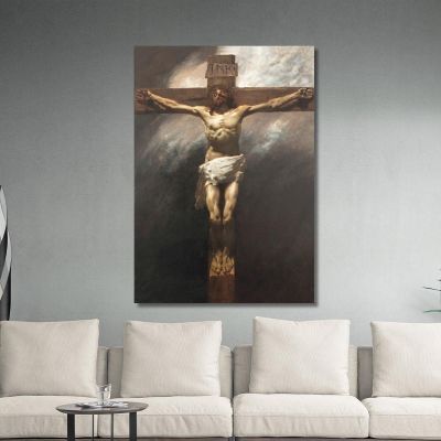 Christ Crucified Gaetano Previati gpr9 canvas print 