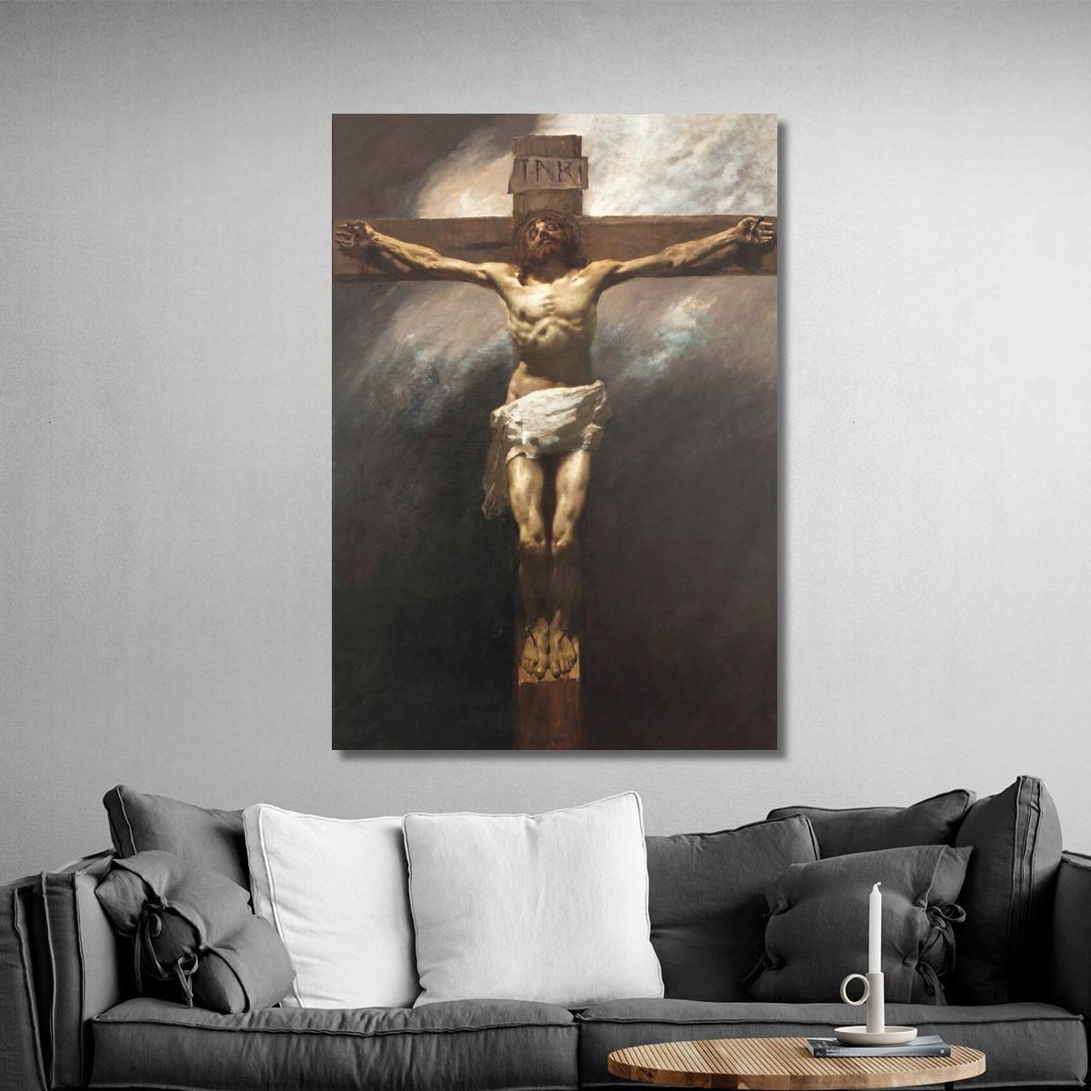Christ Crucified Gaetano Previati gpr9 canvas print 
