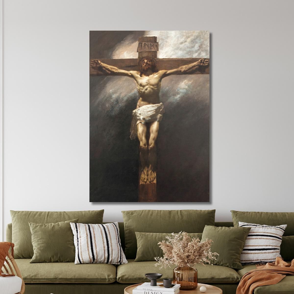 Christ Crucified Gaetano Previati gpr9 canvas print 