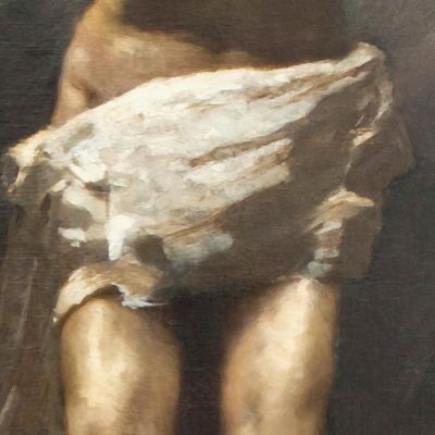 Christ Crucified Gaetano Previati gpr9 canvas print