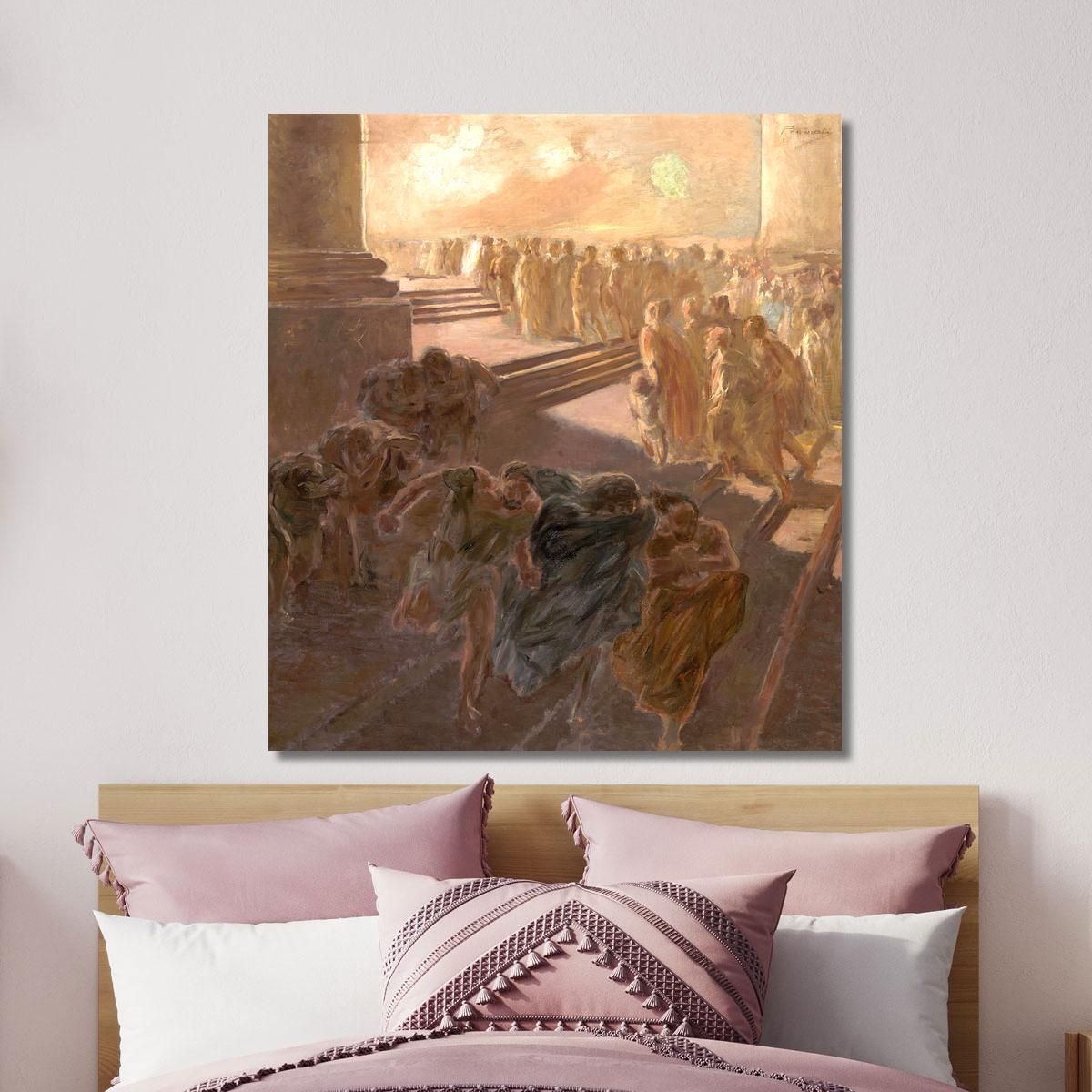 Driving The Merchants Out Of The Temple Gaetano Previati gpr10 canvas print 