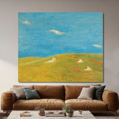 Meadow Gaetano Previati gpr14 canvas print 