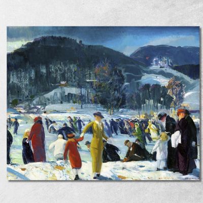 Love Of Winter George Bellows gbl10 canvas print 