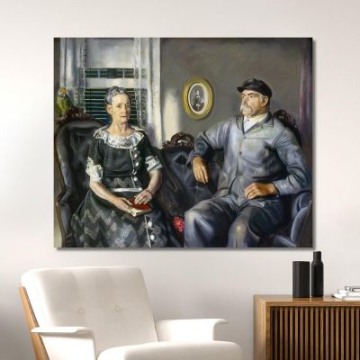 Mr. And Mrs. Phillip Wase George Bellows gbl11 canvas print 