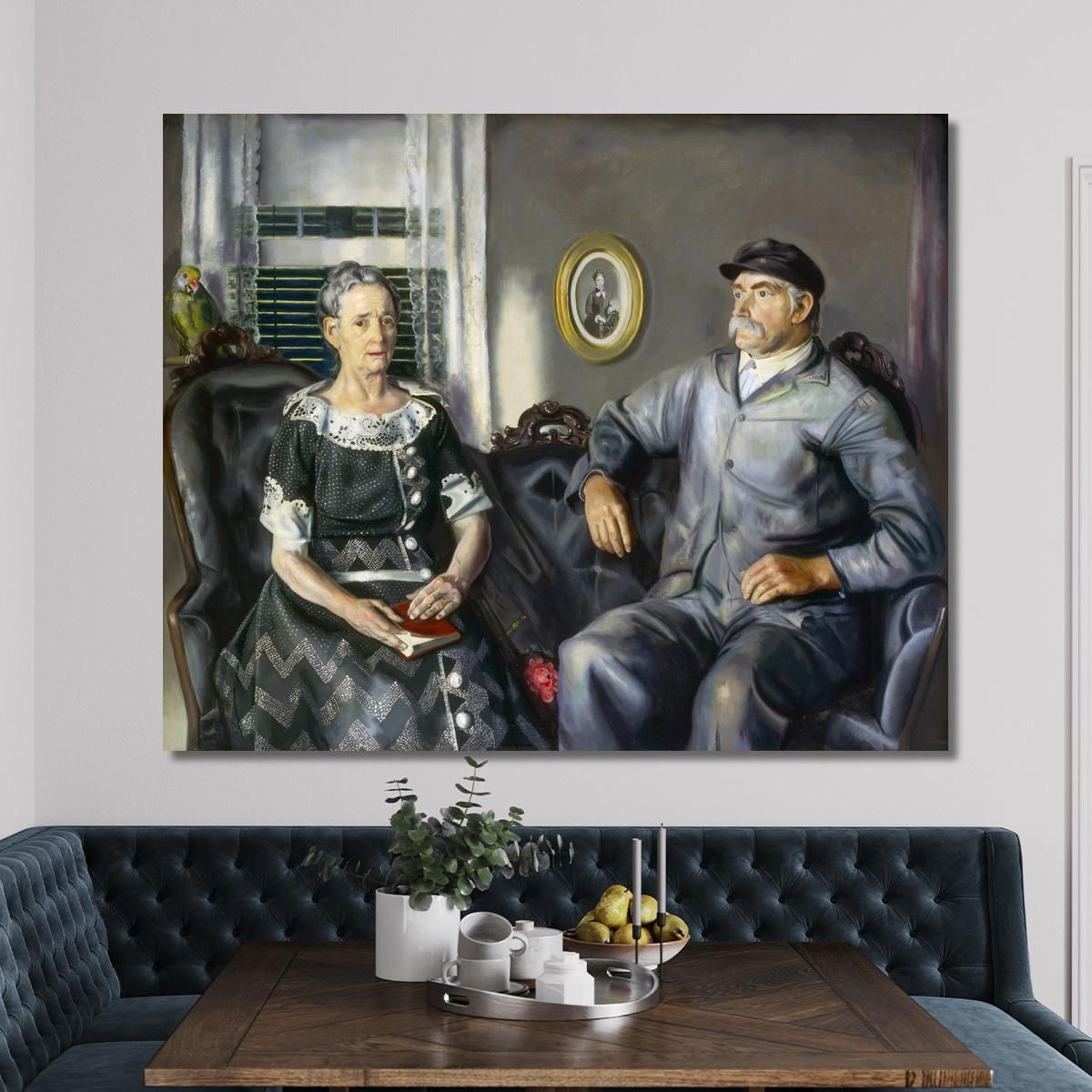 Mr. And Mrs. Phillip Wase George Bellows gbl11 canvas print 