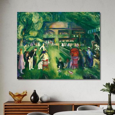 Tennis At Newport George Bellows gbl19 canvas print 