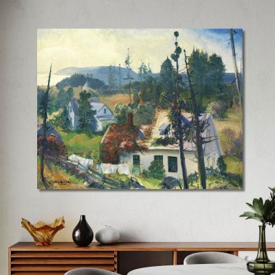 The Red Vine Matinicus Island Maine George Bellows gbl23 canvas print 