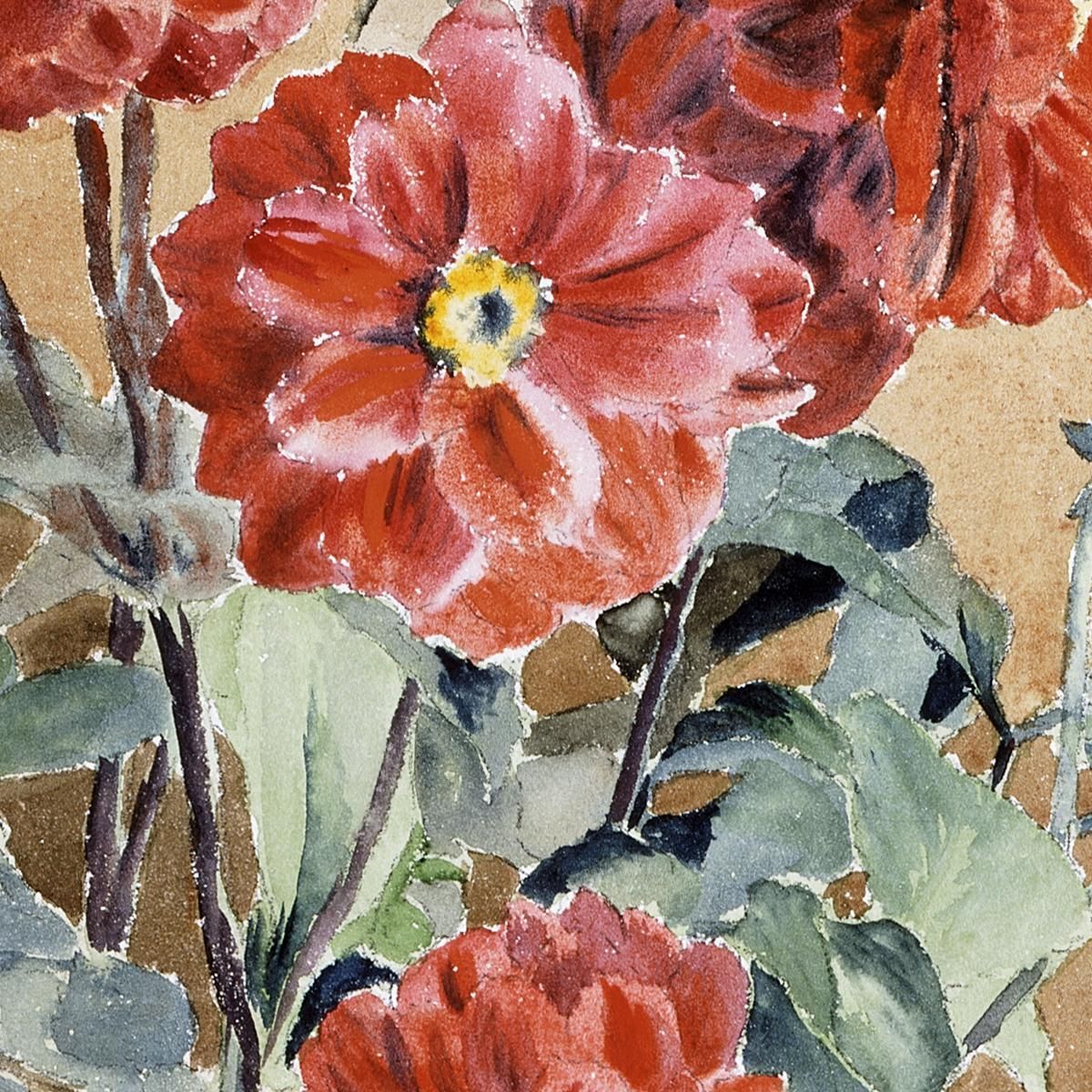 Dahlias 1915 Hannah Borger Overbeck hbo6 canvas print