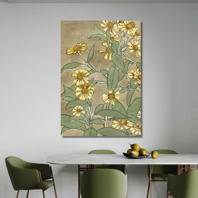 Daisies With Orange Center And Yellow Petals Hannah Borger Overbeck hbo7 canvas print 