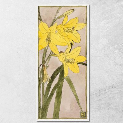 Yellow Daylily Hannah Borger Overbeck hbo19 canvas print 