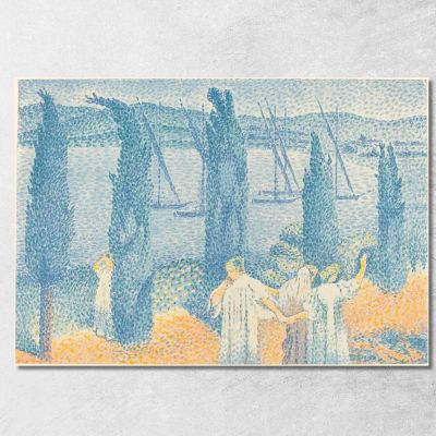 The Walk Henri Edmond Cross hec9 canvas print 