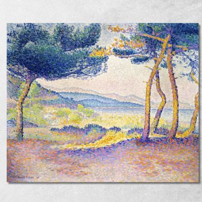 Pines Along The Shore Henri Edmond Cross hec12 canvas print 