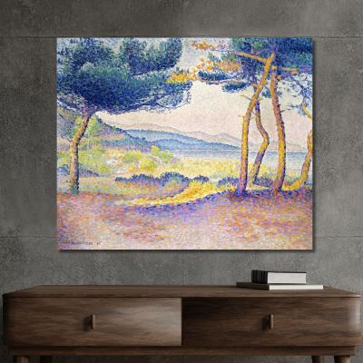 Pines Along The Shore Henri Edmond Cross hec12 canvas print 