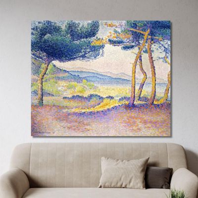 Pines Along The Shore Henri Edmond Cross hec12 canvas print 