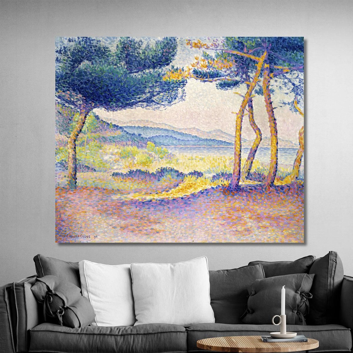 Pines Along The Shore Henri Edmond Cross hec12 canvas print 