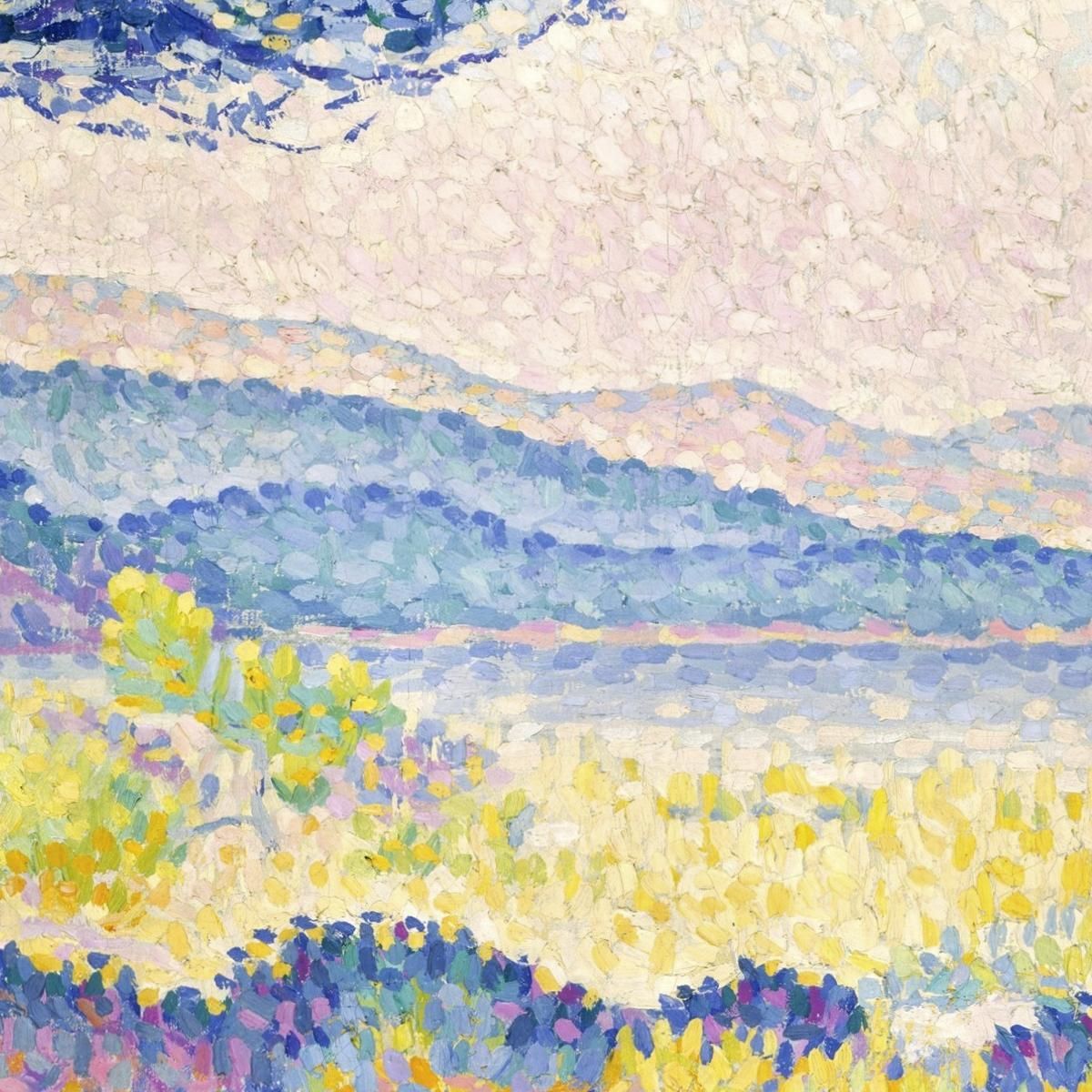 Pines Along The Shore Henri Edmond Cross hec12 canvas print