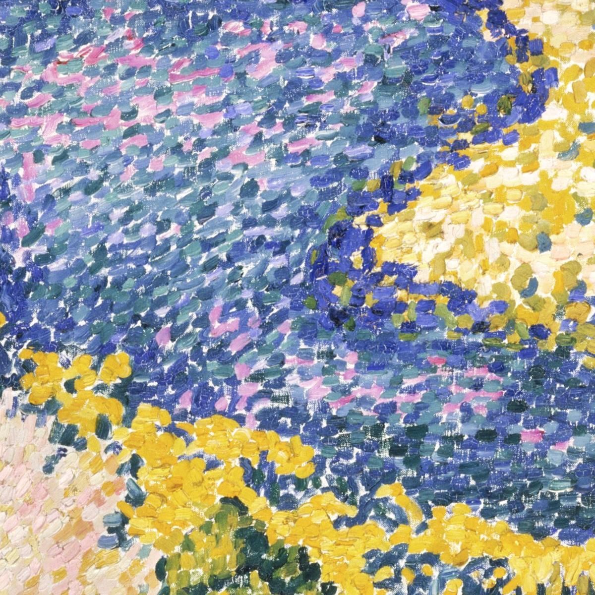 Valley With Fir Shade On The Mountain Henri Edmond Cross hec17 canvas print