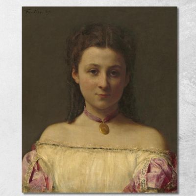 Miss De Fitz-James Henri Fantin-Latou hfl7 canvas print 